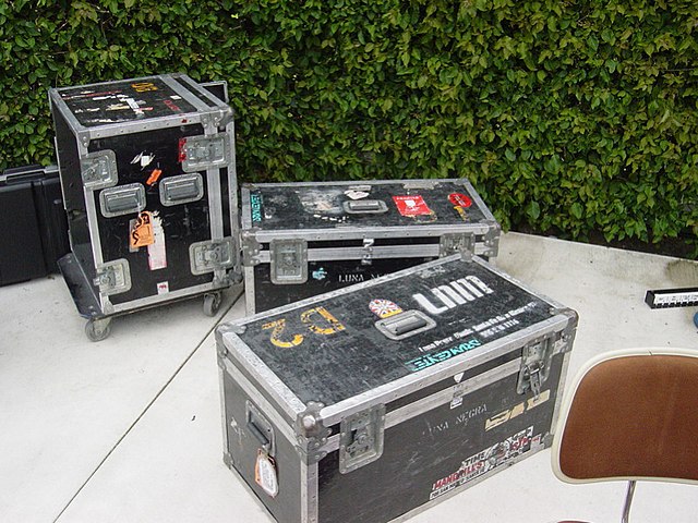 Road cases for touring musicians